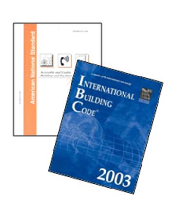 IBC (2003) and ANSI A117.1 Standard
(covers)