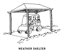illustration of weather
shelter