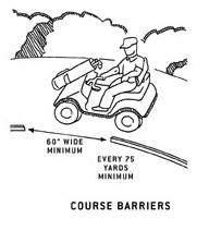 illustration of course
barriers