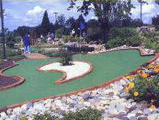 minature golf
course
