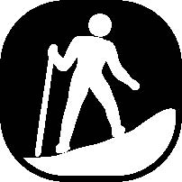 Cross slope icon 