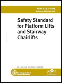 ASME A18.1 Safety Standard for Platform Lifts and Stairway
Chairlifts