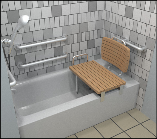 Chapter 6 Bathing Rooms, Ada Bathtub Seat