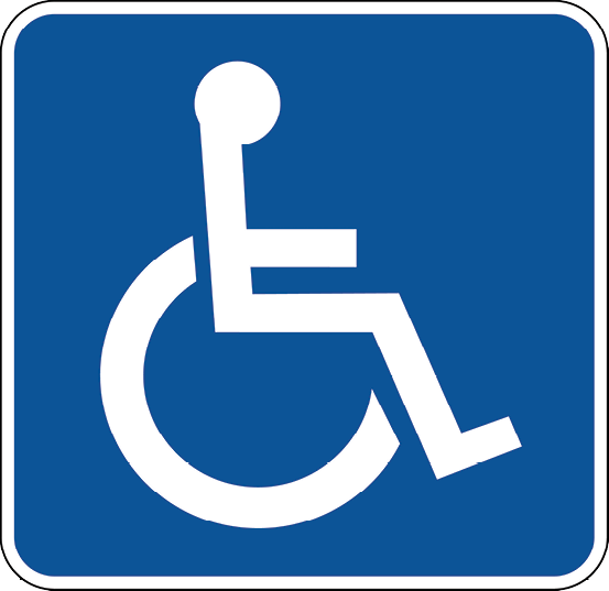 I S A pictograph of a wheelchair