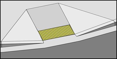 curb ramp with detectable warning