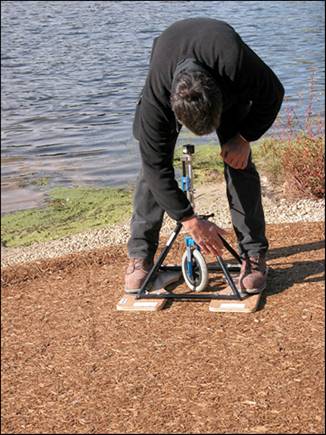 Figure 14---Rotational penetrometer used to measure accessibility. 