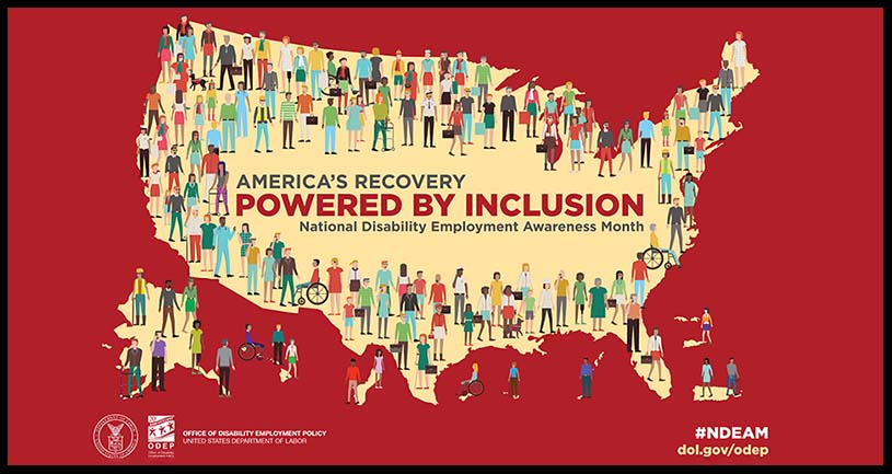 Image of map of United States with about 100 people populated within it and text that reads