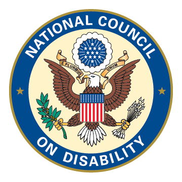 National Council on Disability logo.